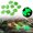 Light Green, variant on Z52LingLing Decoration White Glow Stones 2cm Honeycomb Luminous Resin Pebbles 10-Piece