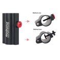 thumbnail image 3 of Aluminum Alloy Black Camping Awning Pole Stabilizer - 34mm Inner Diameter Tent Accessory with Adjustable Base for Canopy, Fishing Umbrella & Support Rods, Includes Storage Bag - 3.9x3.0x1.3in Size,, 3 of 7