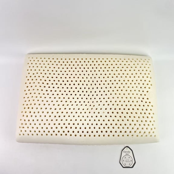 Ozvely pillows,Latex Pillow, Natural Cooling Latex, Medium Firm, Ergonomic Support for Side, Back & Stomach Sleepers. Breatthable Comfort. 24 × 16 inches