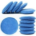 Shangfeng Wax Sponge,10pcs Waxing Polish Wax Sponge Applicator Pads