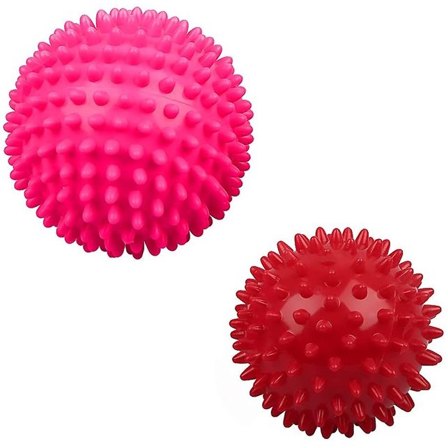 Bolas de masaje, bolas de masaje puntiagudas, bolas de masaje duro de tejido profundo, bolas de masaje de pies y espalda, bolas de erizo en Feliz Sencillez