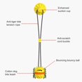 thumbnail image 3 of GFDYREE Dog Toys for Aggressive Chewers Multifunction Suction Cup Teeth Ball Dog Tug of War Toy, Squeaky Rope Puzzle Toys with Teeth Cleaning and Food Dispensing Function, for Small Medium L, 3 of 7