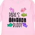 thumbnail image 4 of Inktastic Papa's Fishing Buddy with Colorful Fish Boys or Girls Long Sleeve Toddler T-Shirt, 4 of 5