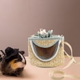 thumbnail image 4 of Hamster Carrier Bag Hamster Chinchilla Hedgehog Mesh Portátil Ajustable Hamster verde jinwen Bolsa portadora para hámster, 4 of 8