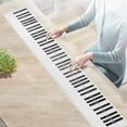 88 Key Practice Keyboard Piano & Note Chart for Behind the Piano Keys