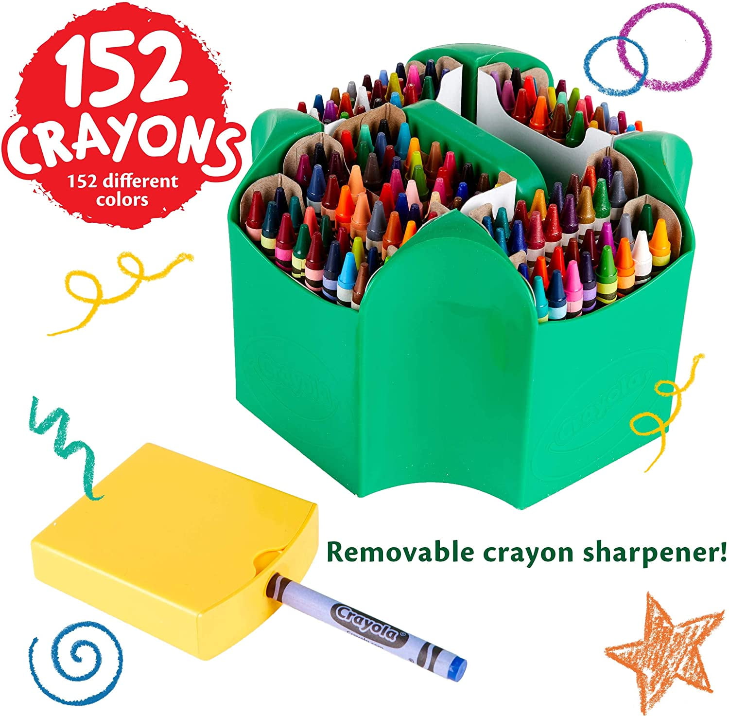 152 PC Crayola Crayons Ultimate Collection Kids Arts Crafts Coloring Supplies 