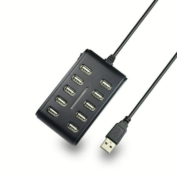 EASTIN 10 in 1 Usb Hub 10 Ports 5v 500mA 480Mbps Portable Usb2.0 Interface Equipment