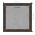 thumbnail image 6 of Amanti Art Rustic Pine Brown Framed Magnetic Board 29 x 29 in., 6 of 6