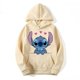 thumbnail image 3 of Disney-Sudadera con capucha para hombre y mujer, suéter de gran tamaño con dibujos animados de Stitch, ropa informal a la moda para parejas, Tops de primavera y otoño, 2024, 3 of 5