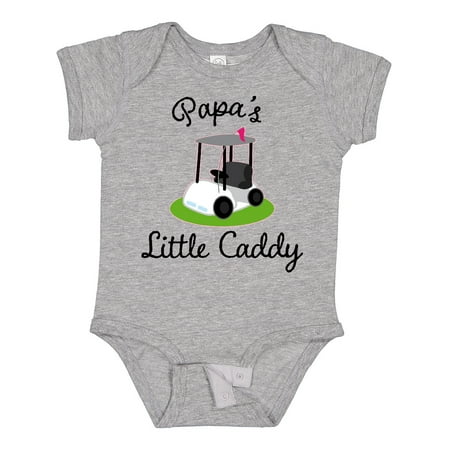 

Inktastic Papa Little Golf Caddy Gift Baby Boy or Baby Girl Bodysuit