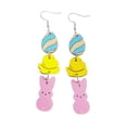 thumbnail image 1 of KLKCMS Boucles d'Oreilles Mignonnes de Pâques Pendentifs Pendants, Bijoux de Pâques, Forme d'Œuf, 1 of 7