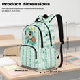 thumbnail image 7 of DISNIMO 17" School Backpacks for Kids Teen Girls Sea Turtle Paw Print Lightweight Durable Bookbag with Multiple Pockets, Back to School Supplies, 7 of 7