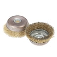 thumbnail image 4 of 2 Pcs Brosse de Roue en Fil d'Acier 75mm 3 Pouces, Brosse de Roue pour Tasse à Écraser Fine, Brosse Rotative en Fil d'Acier pour Meuleuse d'Angle, 4 of 7