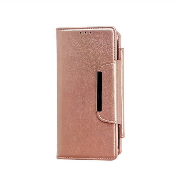 Teléfono con tapa a la moda Un accesorio imprescindible para los amantes de la tecnología; ¡con ranuras adicionales para tarjetas y resistente para tu teléfono!