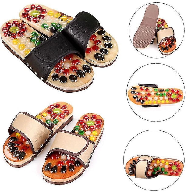 Zapatillas de masaje de acupresión, zapatillas de masaje de pies, zapatos, sandalias para fascitis Plantar, chanclas masajeadoras para hombres y mujeres 27.5cm