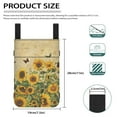 thumbnail image 7 of COEQINE Sunflower Crutch Bag Butterfly Broken Foot Underarm Crutch Pouch Large Capacity Crutch Storage Bag Water-Resistant Walking Cane Pouch for Outdoor Enthusiasts, 7 of 7
