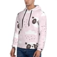 thumbnail image 3 of Salouo Cute Panda Pattern Men's Fall Hoodie Sweatshirt,Sport Hoodie with Pockets for Men Pullover Casual Hooded Sweatshirt-Large, 3 of 7