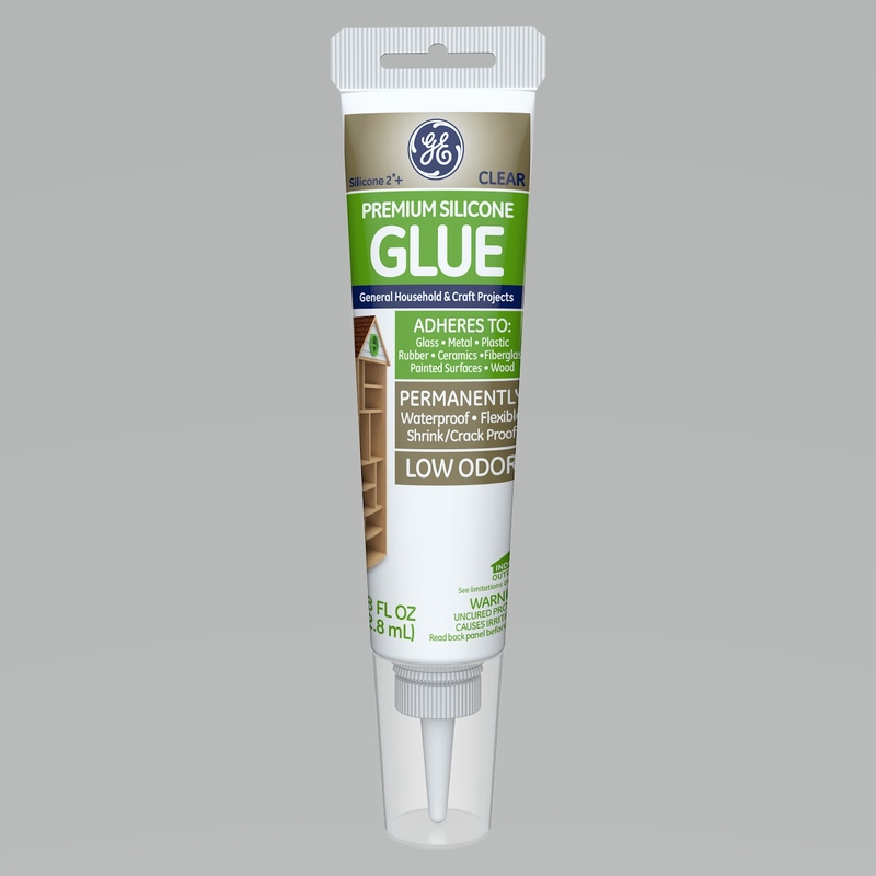 GE Silicone 2 Medium Strength Silicone Glue 2.8 oz