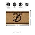thumbnail image 3 of Evergreen Tampa Bay Lightning Logo Turf Mat, Brown- 28 x 16 Inches Indoor Outdoor Doormat, 3 of 7