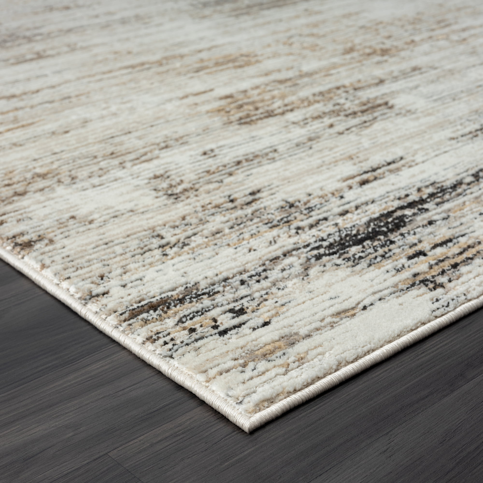 Harlow Hill Brielle Iris Abstract Indoor Polyester Blend Area Rug, Gray/Multi, 4' x 6'