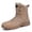 Desert yellow, variant on AMOX Steel Toe Boots for Men Comfortable Lightweight Work Boots for Men Slip Resistant High Top Steel Toe Safety Shoes Puncture Resistant Midsole for Construction Warehouse Work,Black