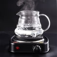 thumbnail image 5 of Glass Coffee Server for Drip Coffee Maker, Standard Glass Coffee Carafe, Coffee Pot with Lid, Clear, 01 360ml(12oz)（Only coffee pot）, 5 of 5