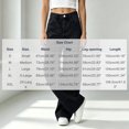thumbnail image 7 of QIUOMBBP Woman Baggy Barrel Jeans Casual Button Fly Wide Leg Curved Denim Trousers Vintage Distressed Jean Pants, 7 of 7