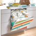 thumbnail image 2 of Yayeee Magnetic Dishwasher Cover for The Front Decoration Home Kitchen Machine Sticker Protector, Colorful Plane, 2 of 6