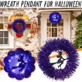 thumbnail image 6 of Halloween Witch Wreaths Purple for Front Door Party Favors Seasonal Home Decors, 6 of 12