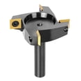 thumbnail image 1 of SpeTool CNC Spoilboard Surfacing Router Bit 1/2" Shank 2-1/2" Cutting Diameter,4 Wing Carbide Insert Slab Flatting Router Planer Bit Wood Planing Bit, 1 of 9