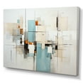 thumbnail image 2 of Designart "Beige Blue Suprematism Fragmented Geometries I" Abstract Suprematism Canvas Wall Art, 2 of 5