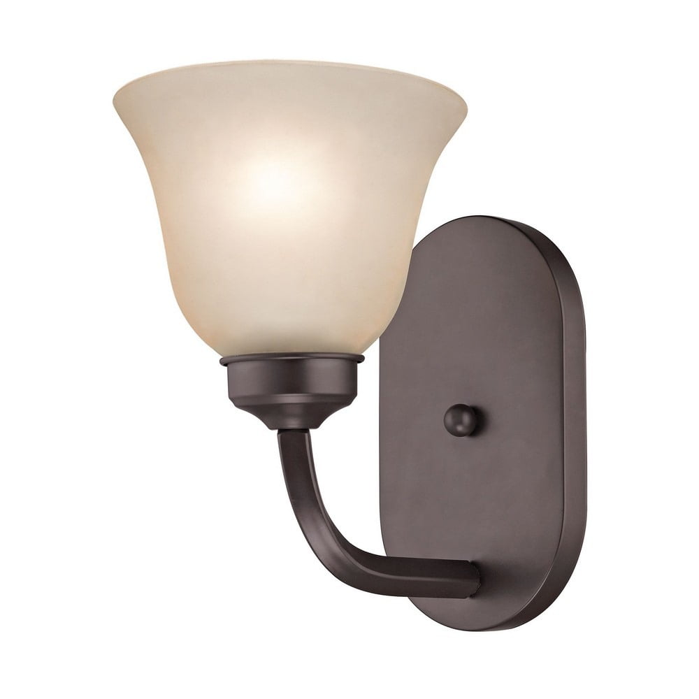 Traditional Bell Shaped Wall Sconce In Oil Rubbed Bronze Finish With