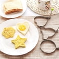 thumbnail image 4 of 5pcs, Egg Rings, Stainless Steel Egg Cooking Rings, Pancake Mold For Frying Eggs And Omelet, Kitchen Gadgets, Kitchen Stuff, Kitchen Accessories, Home Kitchen Items, 4 of 14