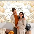 thumbnail image 5 of Boho Baby Shower Banner Neutral Gold Baby Shower Party Decorations A Sweet Little Baby is On The Way Banner for Neutral New Baby Party, Gender Reveal Party Decor, 5 of 8