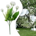 thumbnail image 3 of 1 Bunch Wedding Artificial Silk Hydrangea Posy Flower Bouquet Home Party Decor, 3 of 5