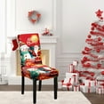 thumbnail image 5 of Nkmbld Christmas Chair Covers for Party, Stretch Xmas Chair Slipcovers Dining Chair Back Covers Removable Washable Chair Protectors for Christmas Decor, 5 of 8
