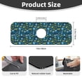 thumbnail image 2 of Sikiie Modern Excavator Splash Guard for Sink Faucet-1 PC Super Absorbent Fast Drying Mat Sink Gadgets-Splash Guard for Kitchen, Sink Mat, 2 of 7