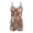 Bohemian Mandala, variant on ZAITUBLES Womens Summer Rompers Beach Vacation Clothes Adjustable Spaghetti Strap Short Jumpsuits V Neck Design with Front Pockets, Dusty Pink Leopard Print Print, Size S