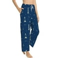 thumbnail image 2 of Fotbe Lighthouses and Anchors Women's Pajama Pants,Sleepwear Pants,Pj Bottoms Drawstring And Pockets-Large, 2 of 9