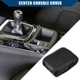 thumbnail image 3 of Unique Bargains Center Console Armrest Covers for Honda Civic 11th 2021 2022 Car Interior Accessories Black, 3 of 7