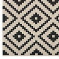 thumbnail image 4 of Modway Perplex  Geometric Diamond Trellis 8x10 Indoor and Outdoor Area Rug in Black and Beige, 4 of 9