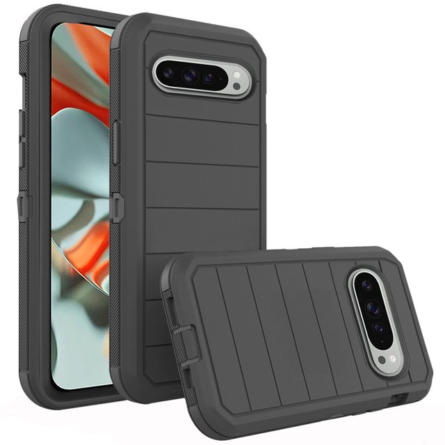 Asuwish Phone Case for Google Pixel 9 Pro XL/Pixel 10 Pro XL Hybrid Rugged Shockproof Hard Protective Drop Proof Full Body Heavy Duty Mobile Cell Cover Pixel9ProXL Pixel10ProXL Nine Women Men Black