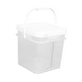 thumbnail image 2 of deevoka Paint Bucket Sealing Leakproof Paint Pail with Handle for BBQ Outdoor Indoor 16 L, 2 of 9