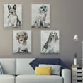 thumbnail image 2 of Masterpiece Art Gallery Shady Pups I, II, III, IV by Studio Arts Puppy Dog Canvas Art Print Set of 4 (16" x 20"), 2 of 4
