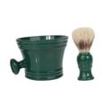 thumbnail image 2 of Tazón de afeitar Taza de afeitar húmeda con brocha de afeitar Durable Suave Fácil de enjabonar Jabón de afeitar y tazón de crema para el cumpleaños, 2 of 9