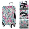 thumbnail image 5 of Pioneer Flower Floral Print Pattern Luggage Cover Fashion Suitcase Cover Baggage Covers Fit 25-28 Inch Luggage (Go Travel), 5 of 5