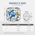 thumbnail image 6 of Uemuo Marine Animals Printed 2 PCS Car Windshield Sun Shade, Auto Sun Heat and UV Rays Blocker, Foldable Automotive Front Window Sunshade Protector, 6 of 7