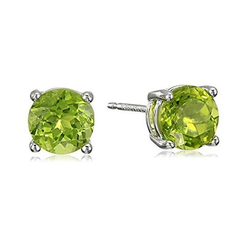 Surgical Stainless Steel Studs Earrings Little Girl - Women - Men Round 5MM Birthstone Cubic Zirconia Hypoallergenic Earrings
