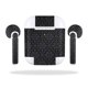 thumbnail image 1 of Mightyskins Piel De Fibra De Carbono Para Apple Airpods 2 (2019) – Glamoroso | Acabado Protector De Fibra De Carbono Texturizado Duradero | Fácil De Aplicar Quitar Y Cambiar Estilos | Hecho En Los Ee., 1 of 1