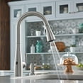 thumbnail image 2 of MOEN 87014EWSRS Essie Touchless 1-Handle Pull-Down Sprayer Kitchen Faucet with MotionSense Wave and Power Clean in Spot Resist Stainless, 2 of 9